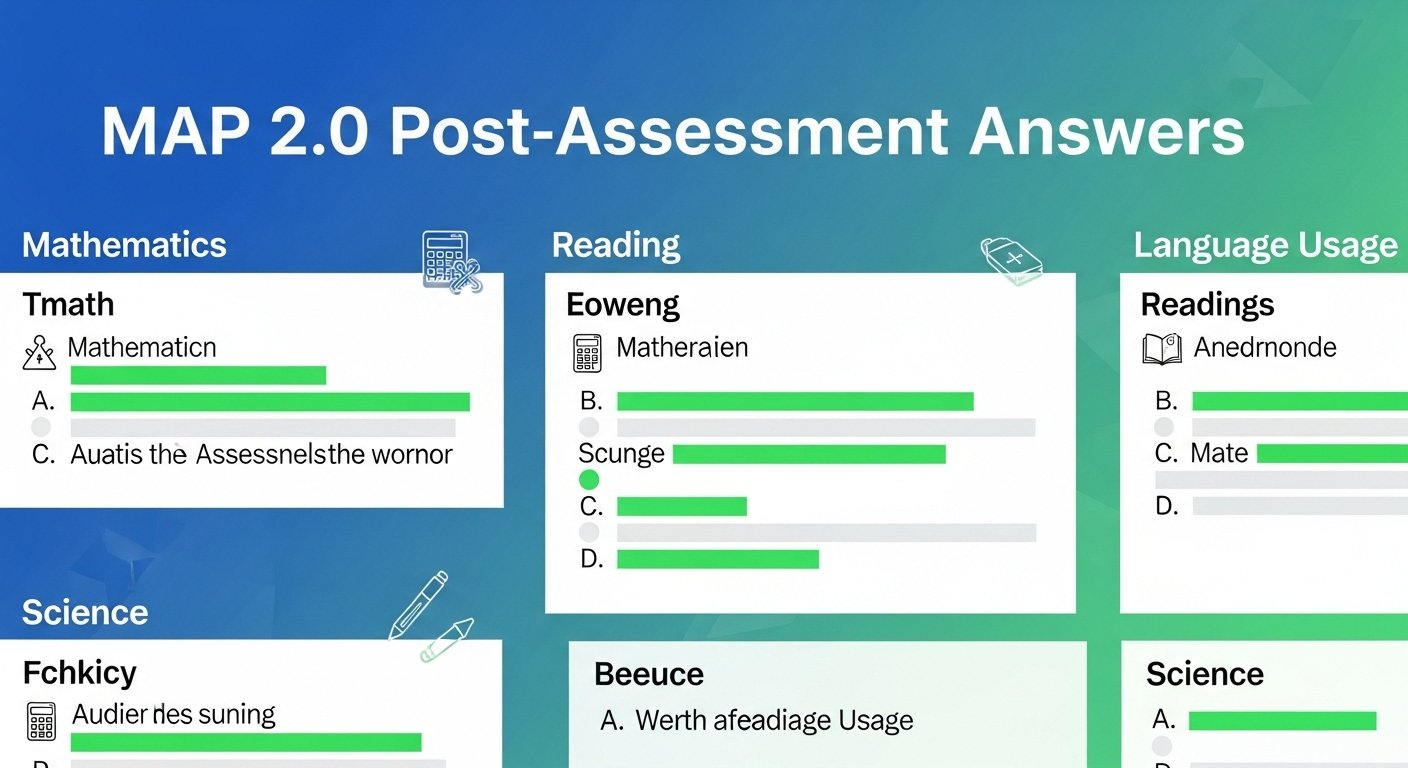 MAP 2.0 Post Assessment Answers